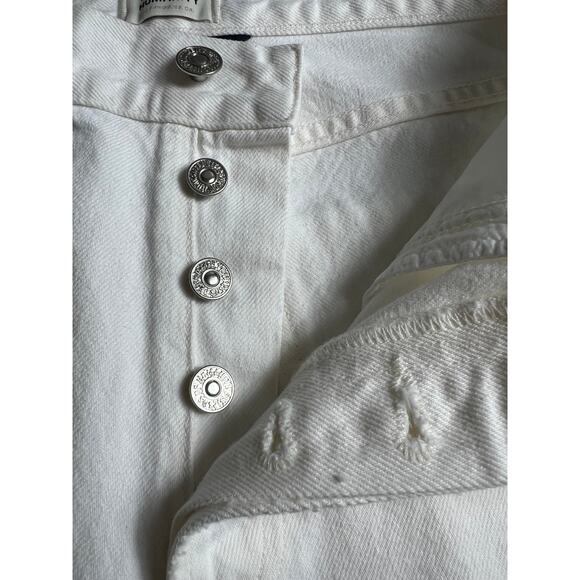 Citizens of Humanity Charlotte Crop High Rise Straight in Fiori Jeans Distressed - Picture 10 of 15